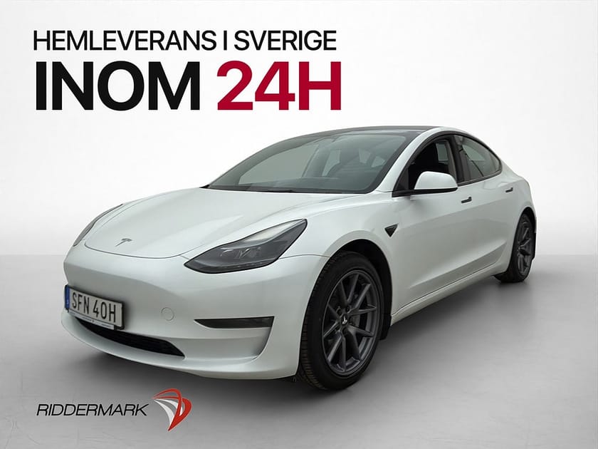 Bild 1 av Tesla Model 3 Long Range AWD Drag Autopilot En-Brukare Skinn