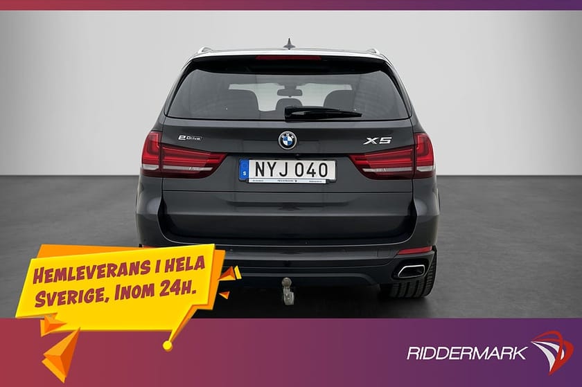 Bild 5 av BMW X5 xDrive40e 313hk Pano H/K Kamera Skinn Navi Drag