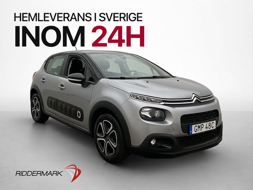 Bild 1 av Citroën C3 1.2 VTi 83hk Kamera Farthållare AC CarPlay