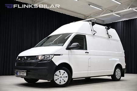 Volkswagen Transporter DSG 150HK L2 Högtak|Servicebil|Inredd|Leasbar|SeUtr!!