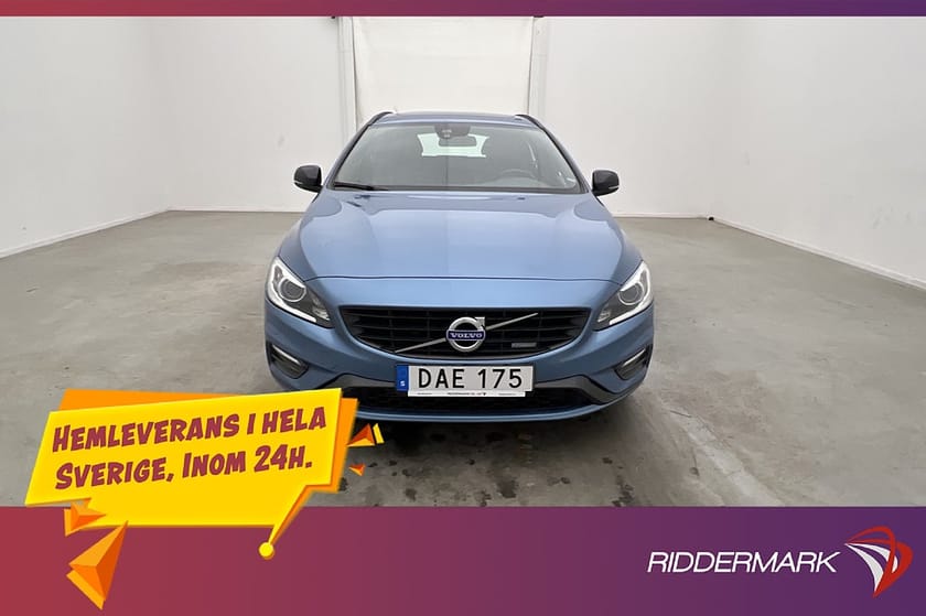 Bild 2 av Volvo V60 T6 AWD 304hk R-Design Taklucka Premium-Sound Drag