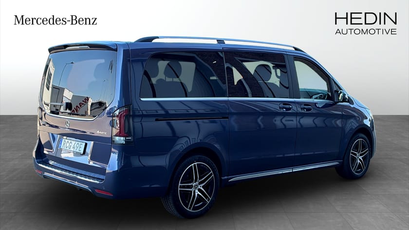 Bild 2 av Mercedes-Benz V 300d 4MATIC 3.2t 300 D LÅNG AVANTGARDE | Vi säljer nu vår demobil