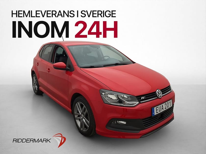 Bild 1 av Volkswagen Polo 1.2 TSI R-Line Bluetooth P-Sens Låg-Skatt