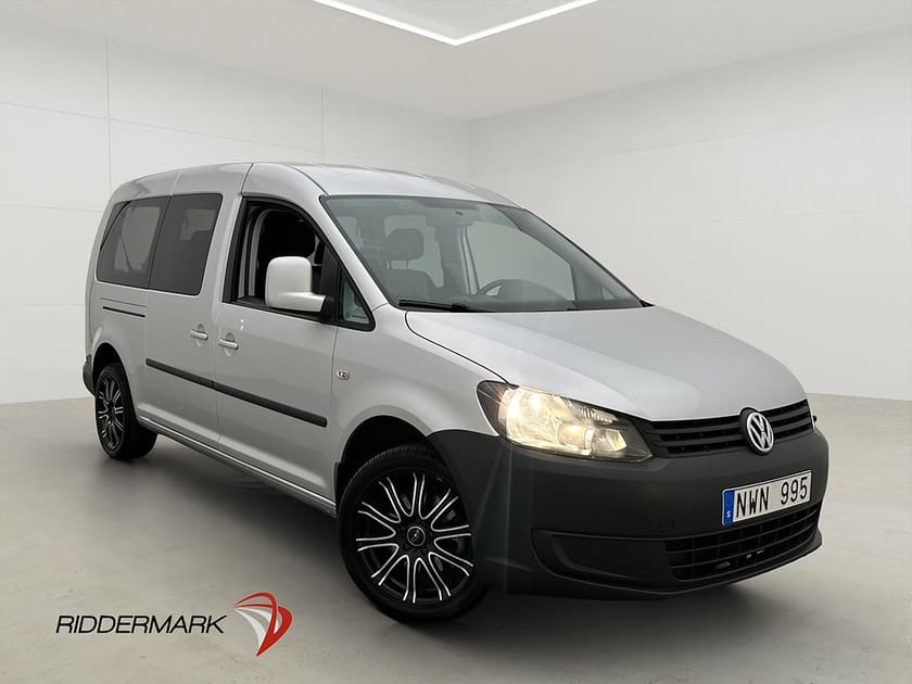 Bild 1 av Volkswagen Caddy Maxi Life 7-Sits Värmare Dragkrok LÅGAMIL