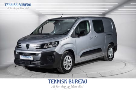 Peugeot e-Partner L2 136HK 50KWh, Rekkevidde 330 km WLTP, Krok