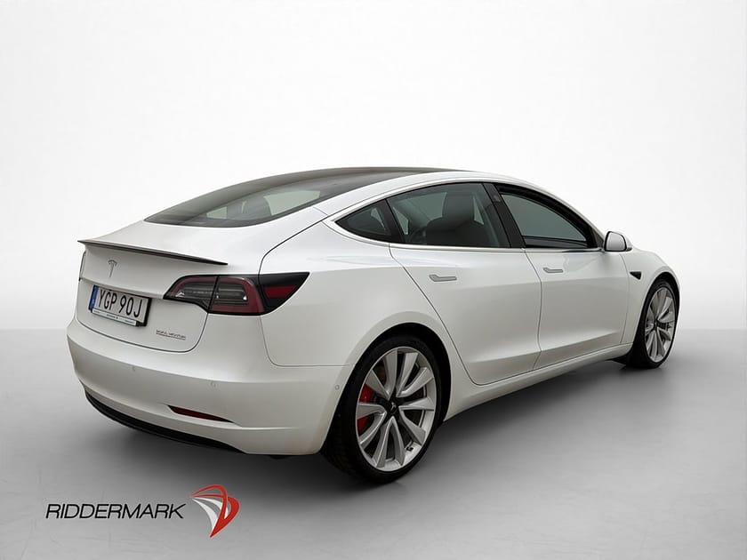Bild 5 av Tesla Model 3 Performance Autopilot Pano Svensksåld