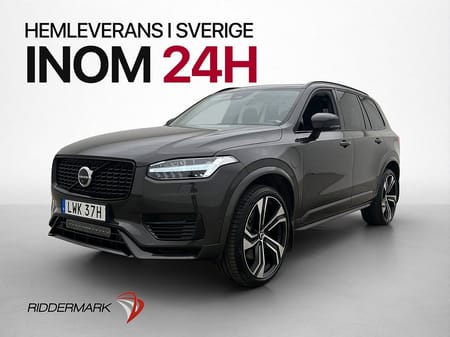 Volvo XC90 T8 456hk 7-sits Ultimate Dark B&W Luft Drag 360°