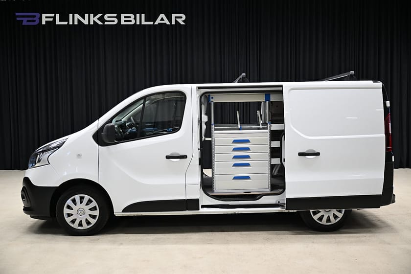 Bild 1 av Renault Trafic Skåpbil 120HK Servicebil|Dubbeldörr|Inredd|Drag|Värmare|Leasbar
