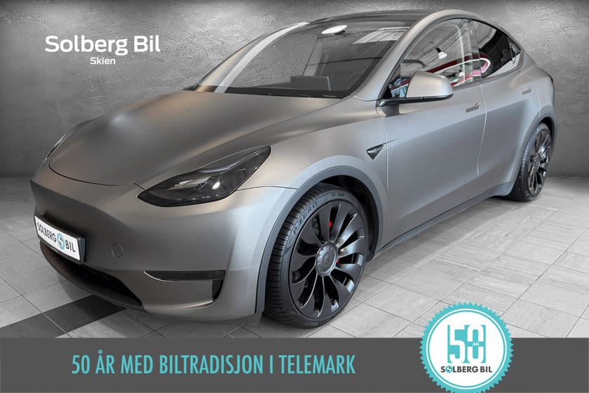 Bilde 1 av Tesla Model Y Performance AWD/ H.FESTE/ AUTOPILOT/ NORSK/ PANO