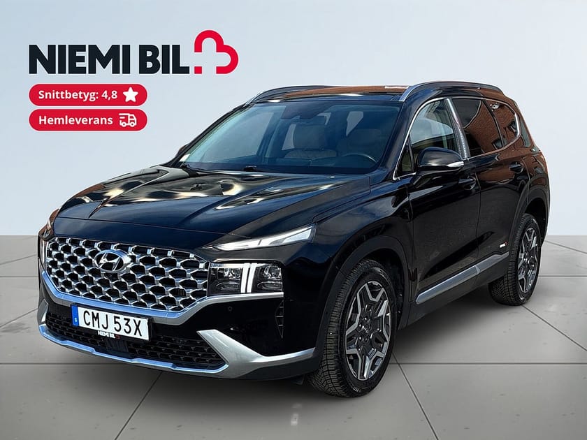 Bild 1 av Hyundai Santa Fe HEV AWD Advanced 7-sits Drag 360° kamera HuD S&V-däck