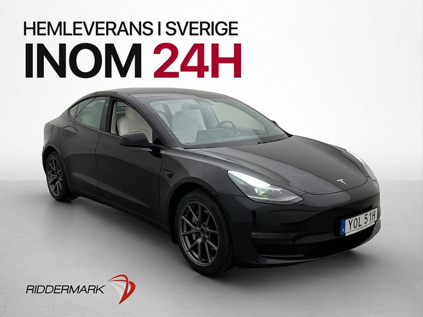 Bild 1 av Tesla Model 3 Long Range AWD Värmepump Drag Svensksåld MOMS