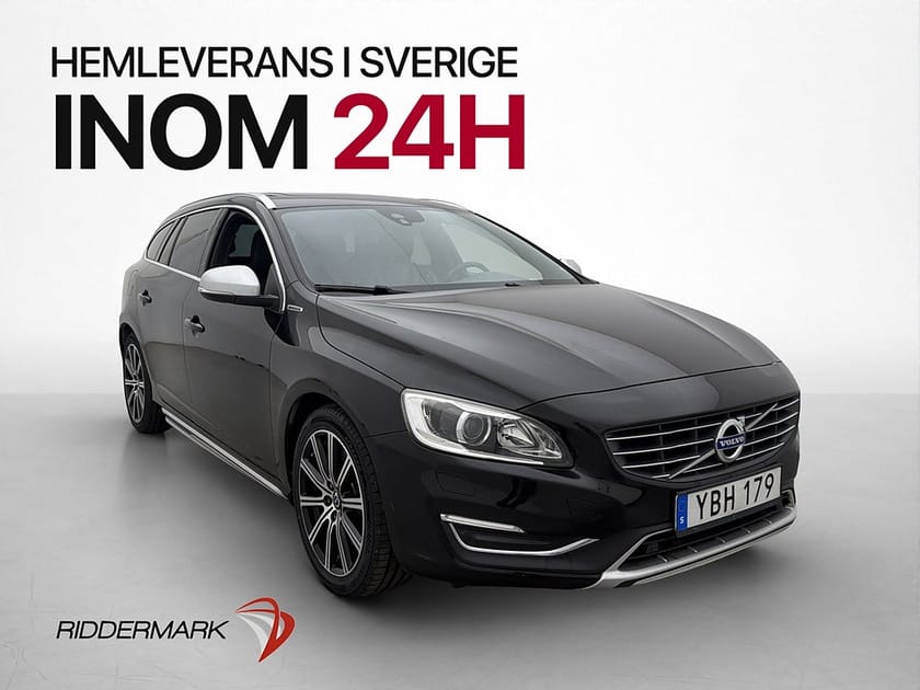 Bild 1 av Volvo V60 D5 Plug-in AWD Summum Taklucka H/K VOC Värm Drag
