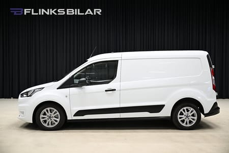 Ford Transit Connect 210 LWB 100HK L2 Automat|Inredd|Drag|Värmare|Leasbar