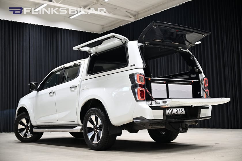 Bild 4 av Isuzu D-Max Crew Cab 163HK Automat|Kåpa|Inredd|Dubbelgolv|Frontbåge|Leasbar