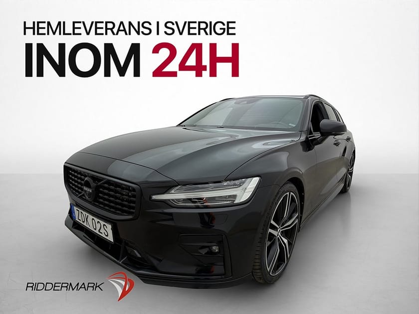 Bild 3 av Volvo V60 T6 AWD R-Design Pano HUD H/K VOC Värm 360° Navi