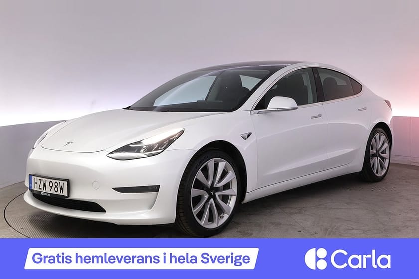 Bild 1 av Tesla Model 3 Long Range AWD Uppg. Autop. Pano 19" Acc.Boost