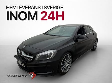 Mercedes-Benz A 180 A180 AMG Line LED-Ramp Halvskinn Farthållare