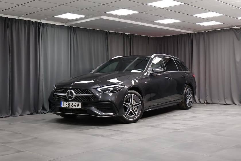 Bild 1 av Mercedes-Benz C 300 T e AMG Avdanced Plus Drag LED Backkamera MOMS