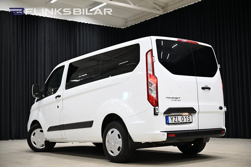 Bild 3 av Ford Transit Custom 320 Kombi 130HK Automat|9-Sits|Värmare|Backkamera
