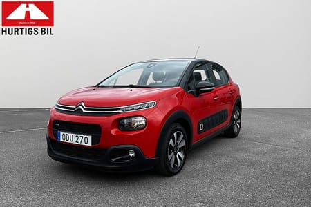 Citroën C3 1.2 PureTech 110hk Shine Carplay K-Rem bytt