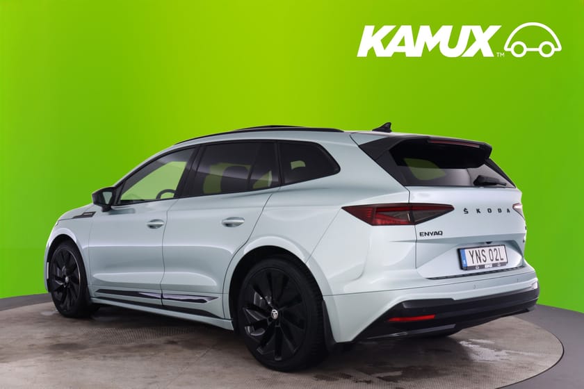 Bild 5 av Škoda Enyaq iV 80x Founders Edition Maxad Utr! Pano 360 Drag HuD Läder 21" Elstol