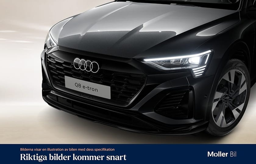 Bild 3 av Audi Q8 55 e-tron quattro Selection q S line 408hk. Drag, Pano, Matrix,