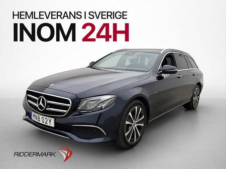 Mercedes-Benz E 300 de T PLUG-IN E300 306hk Burmester Värmare Pano 360° Drag