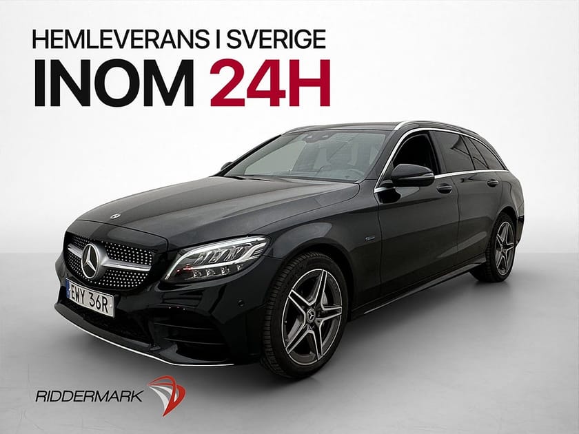 Bild 1 av Mercedes-Benz C 300 T de C300 AMG Line Burmester Kamera Navi Drag