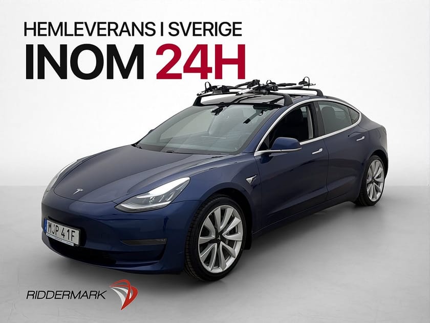 Bild 4 av Tesla Model 3 Long Range AWD Pano Kamera Skinn Navi AP