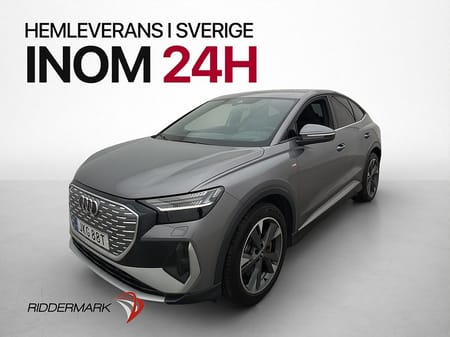 Audi Q4 50 Sportback e-tron quattro Q S line Kamera HUD Värmepump
