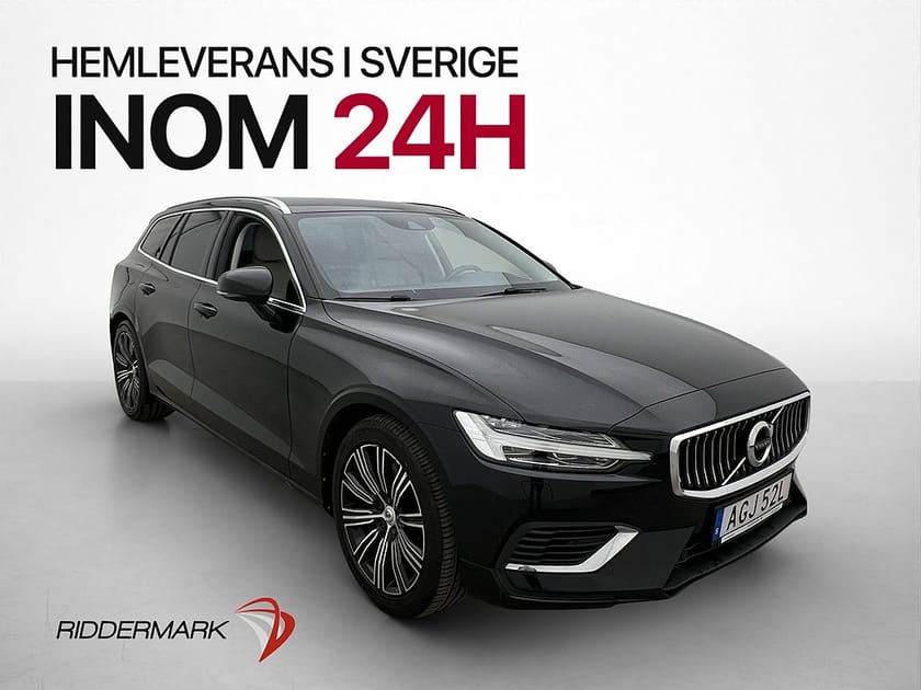 Bild 1 av Volvo V60 Recharge T6 AWD Inscription Ex H/K Värm Skinn Drag