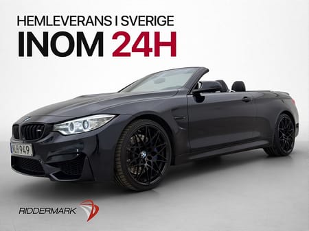BMW M4 Convertible 431hk Svensksåld Harman/Kardon Navi Skinn