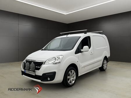 Peugeot Partner Van Utökad Last L2 99hk Värmare PDC Drag Takräcke CARPLAY