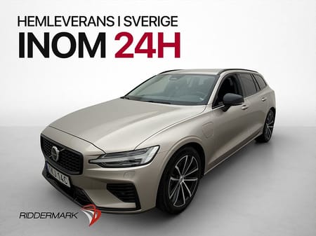 Volvo V60 T6 Plug-In Plus Dark H/K Drag Värm Kamera Skinn