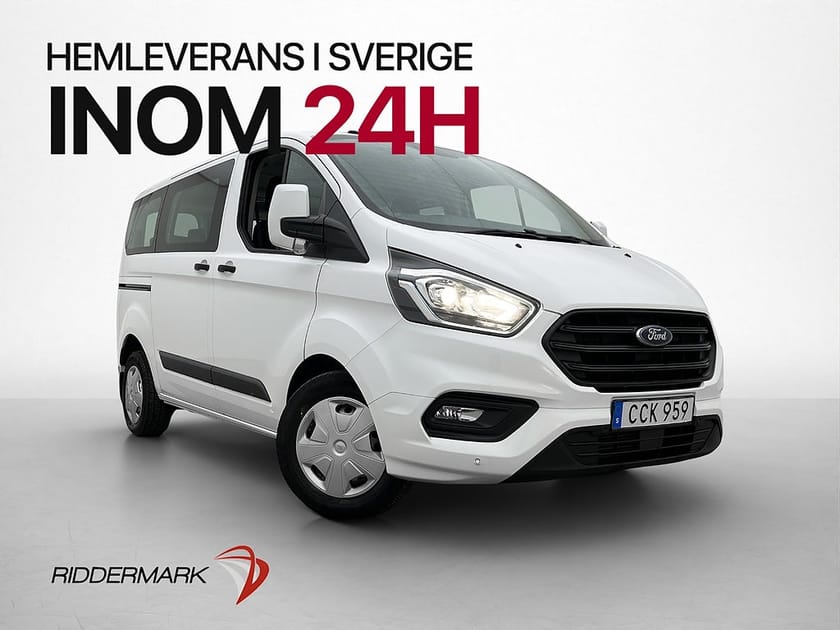 Bild 1 av Ford Transit Custom 320 Kombi 130hk Värmare PDC 9-Sits MOMS