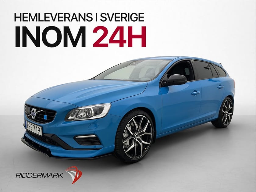 Bild 3 av Volvo V60 Polestar AWD 367hk Taklucka H/K Kolfiber Kamera