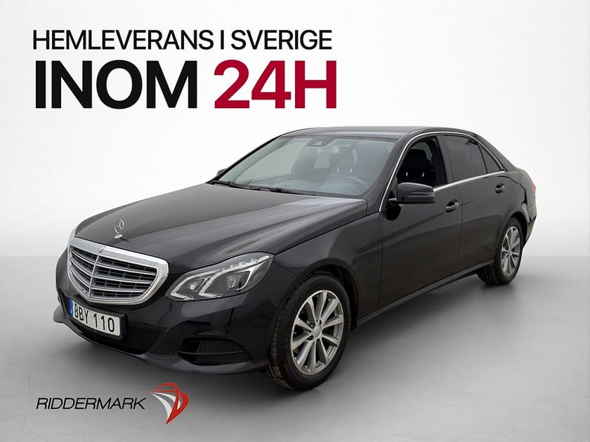Bild 1 av Mercedes-Benz E 220 CDI BE E220 170hk P-Sensorer Navi Skinn Farthållare