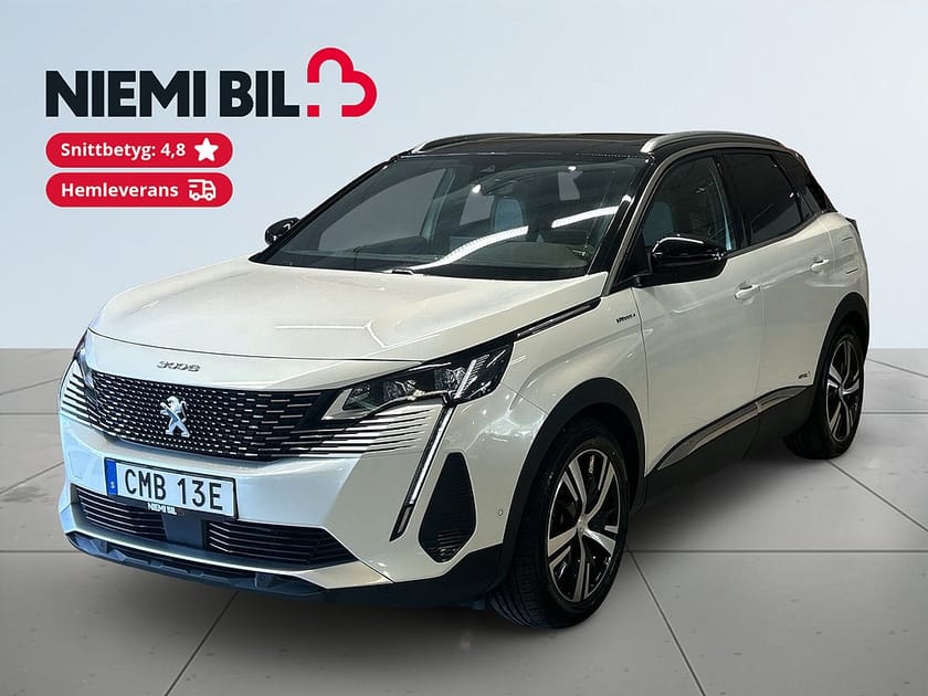 Bild 1 av Peugeot 3008 HYBRID4 300 GT MOMS Drag Pano B-kamera CarPlay S&V-däck