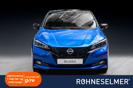 Nissan Leaf e+ 62kwh N-Connect Norsk Varmepumpe App 360Kam App Forvarm