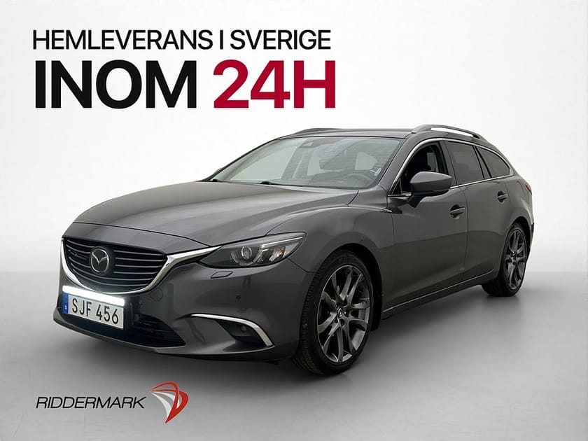 Bild 2 av Mazda 6 Wagon 2.2 175hk AWD OPTIMUM Drag Skinn BOSE Kamera Adaptiv