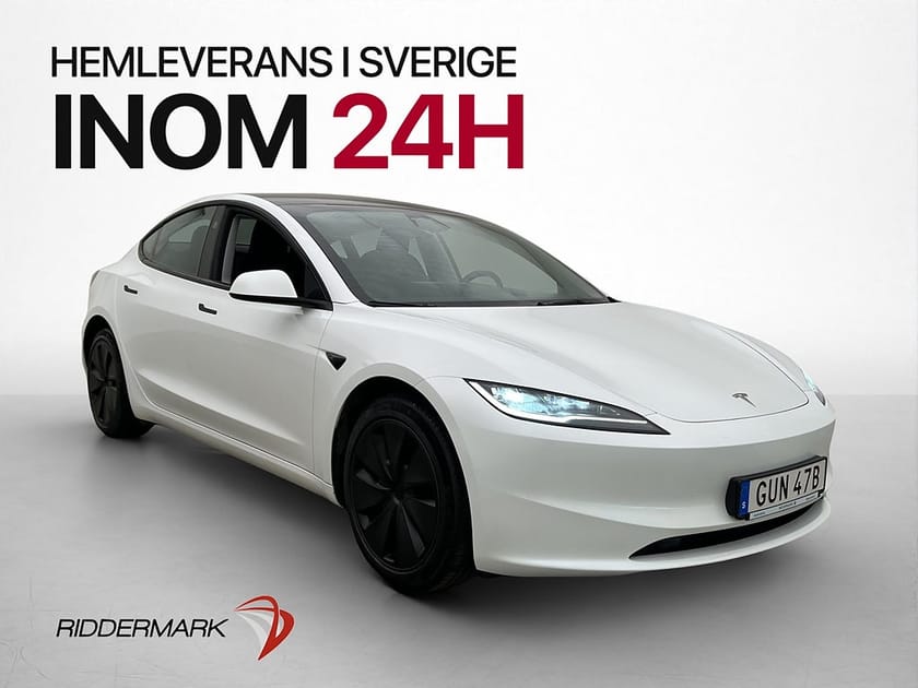 Bild 1 av Tesla Model 3 Standard Range Autopilot Skärm Bak MOMS SvSåld
