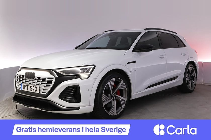 Bild 1 av Audi Q8 55 e-tron quattro q8-e-tron S-Line Pano B&O Drag 360 Läder