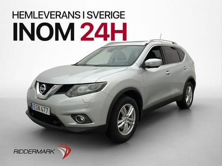 Nissan X-Trail 7 Seats 1.6 dCi Tekna Pano sits 360° Drag Skinn Nav