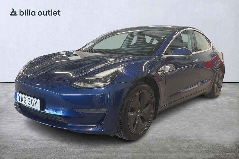 Bild 1 av Tesla Model 3 Standard Range Plus Panoramaglas B-kamera Helskinn