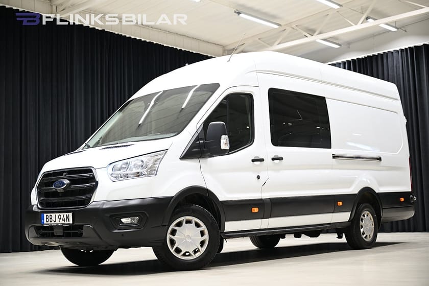Bild 3 av Ford Transit 350 2.0 185HK L4 Dubbelhytt|3.5ton-dragvikt|Moms|SeUtr!