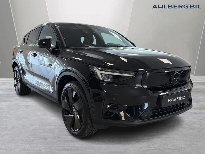 Bild 1 av Volvo EC40 Single Motor Extended Range M R Plus Black Edt🟣Parkeringskamera 360, Google Maps, Google Play, Apple CarPlay