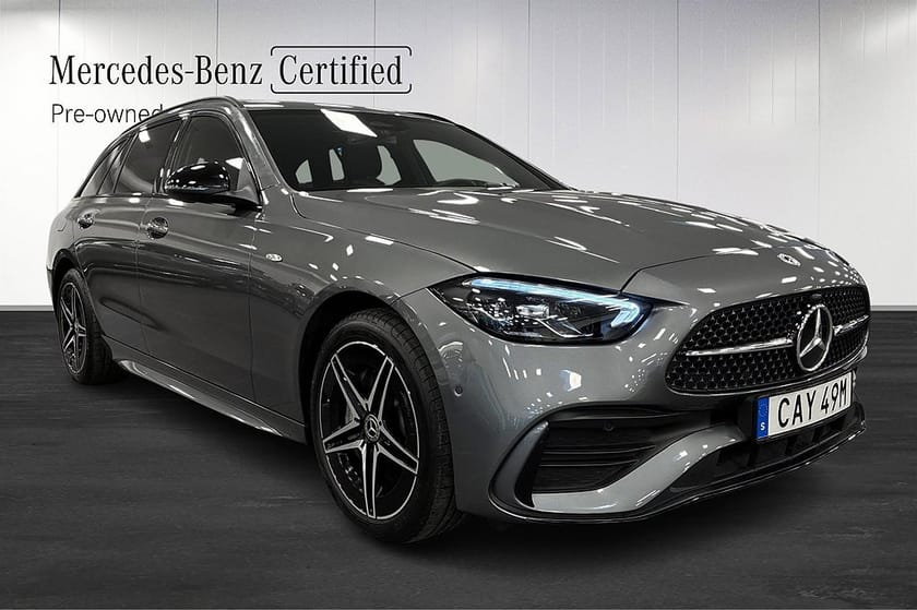 Bild 2 av Mercedes-Benz C 300 T e AMG Line Burmester Kamera Navi Carplay Drag