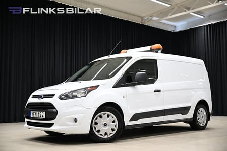 Ford Transit Connect 230 LWB 100HK L2|Inredd|Drag|Värmare|M/K-Värmare|EnÄgare|Moms