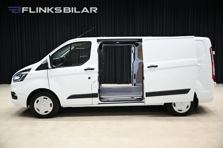 Ford Transit Custom 300 130HK L2|Automat|LED|Dubbeldörr|Drag|Värmare|Leasbar