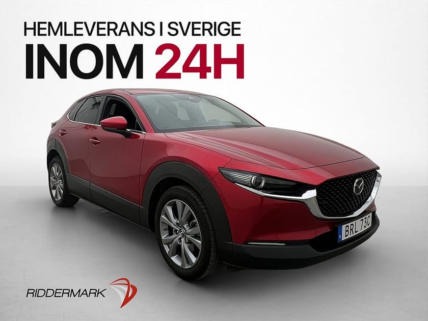 Bild 1 av Mazda CX-30 2.0 e-SKYACTIV-G M Hybrid BOSE HuD Drag Kamera